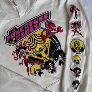 Powerpuff Girls Graphic Cream Hoodie